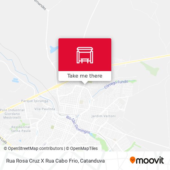 Mapa Rua Rosa Cruz X Rua Cabo Frio