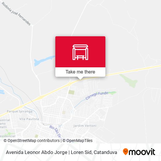 Mapa Avenida Leonor Abdo Jorge | Loren Sid