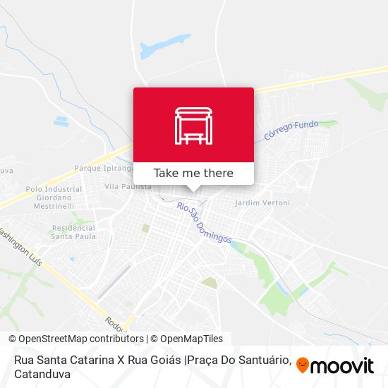 Rua Santa Catarina X Rua Goiás |Praça Do Santuário map