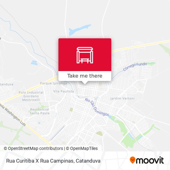 Mapa Rua Curitiba X Rua Campinas