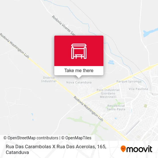 Rua Das Carambolas X Rua Das Acerolas, 165 map