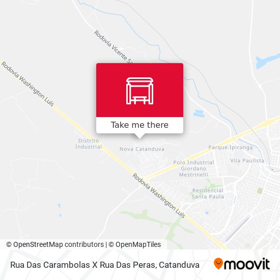 Rua Das Carambolas X Rua Das Peras map