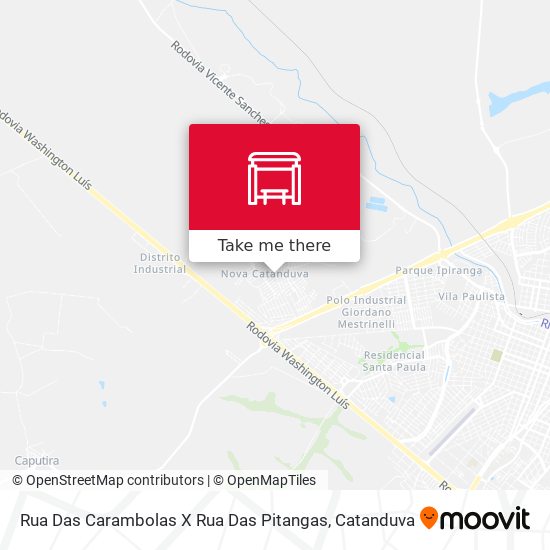 Mapa Rua Das Carambolas X Rua Das Pitangas