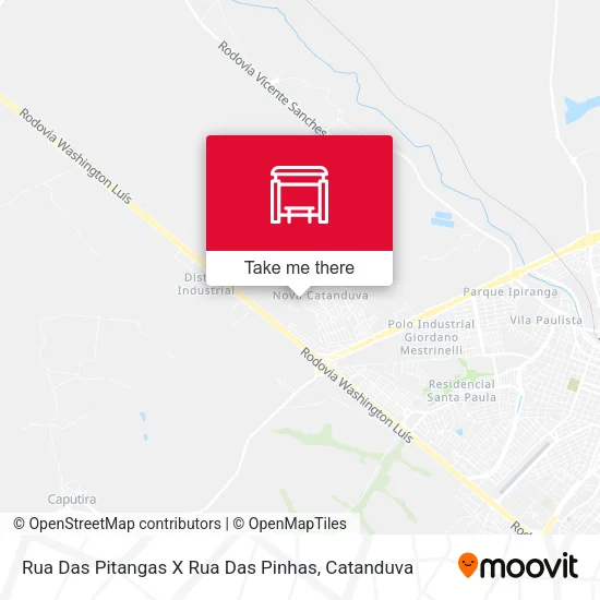 Rua Das Pitangas X Rua Das Pinhas map