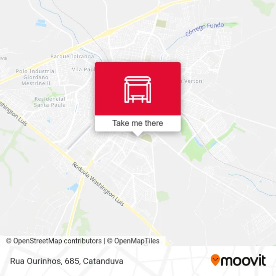Rua Ourinhos, 685 map