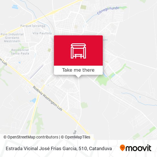 Estrada Vicinal José Frias Garcia, 510 map