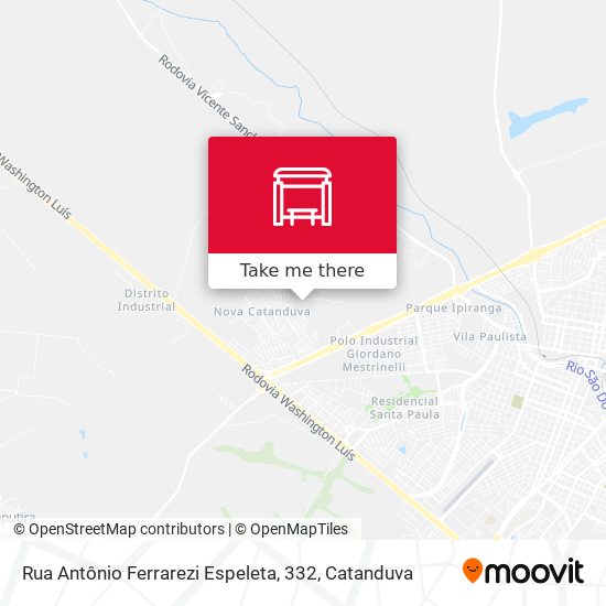 Rua Antônio Ferrarezi Espeleta, 332 map