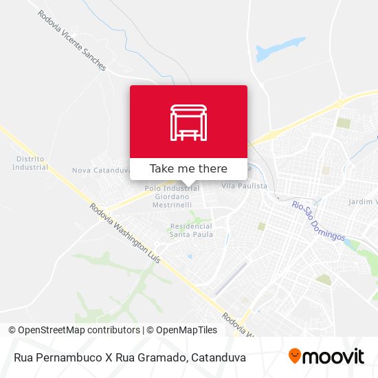 Rua Pernambuco X Rua Gramado map