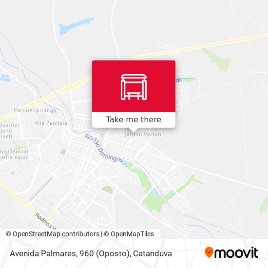 Avenida Palmares, 960 (Oposto) map