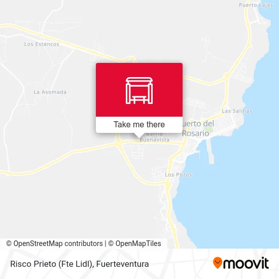 Risco Prieto (Fte Lidl) map