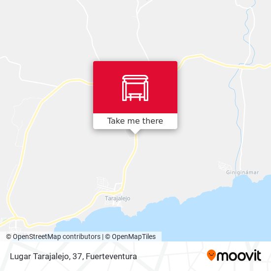 Lugar Tarajalejo, 37 map