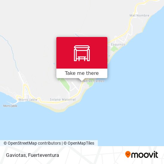 Gaviotas map