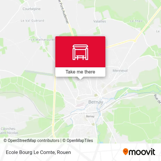 Ecole Bourg Le Comte map