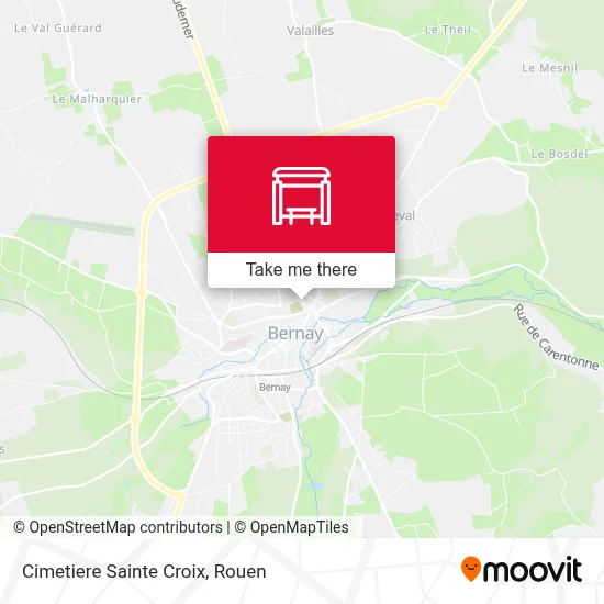 Cimetiere Sainte Croix map