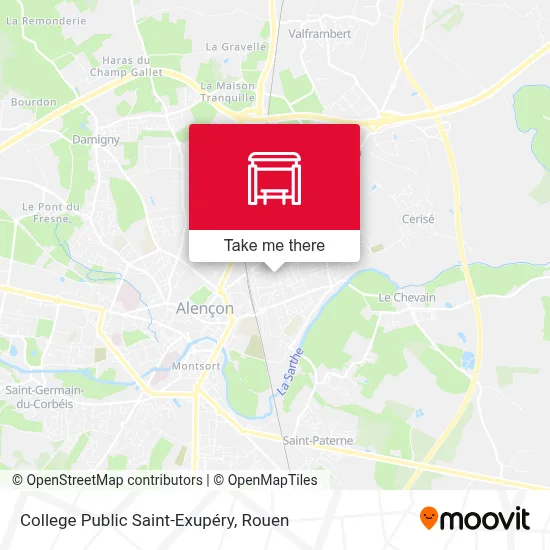 College Public Saint-Exupéry map