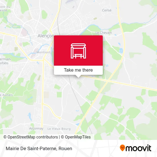 Mairie De Saint-Paterne map