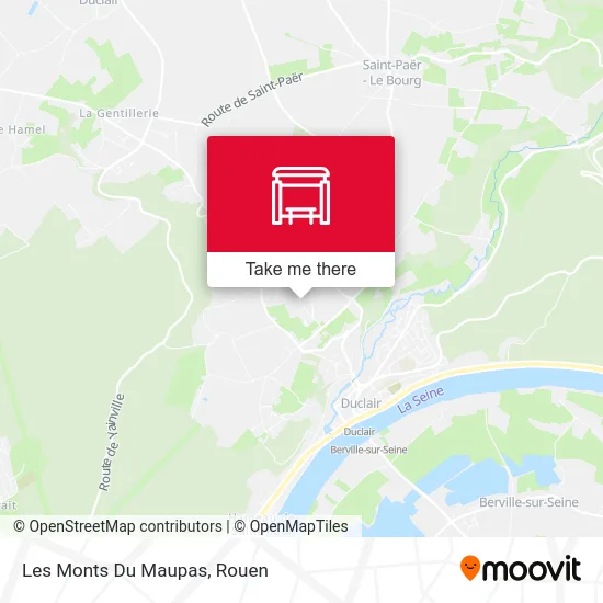Les Monts Du Maupas map