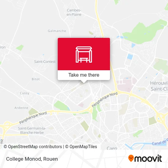 Mapa College Monod