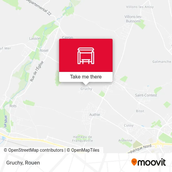 Gruchy map
