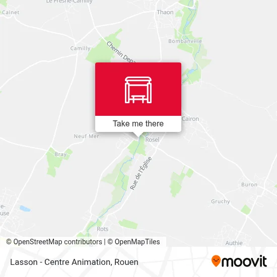 Lasson - Centre Animation map