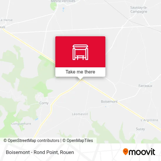Boisemont - Rond Point map