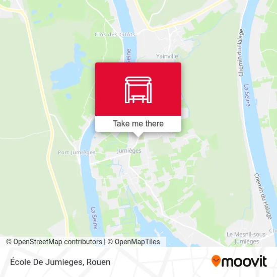 École De Jumieges map