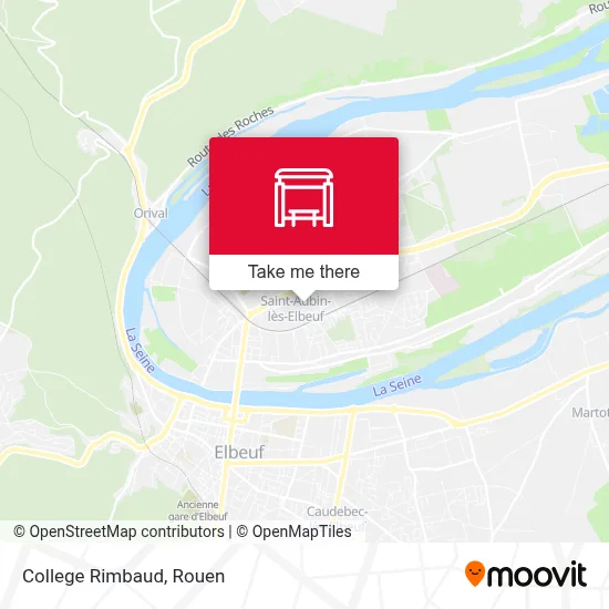 College Rimbaud map