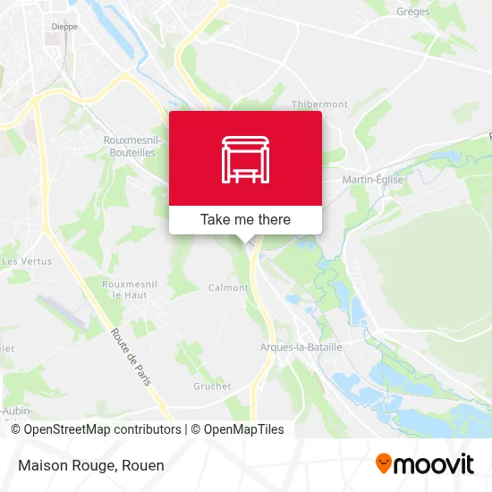 Maison Rouge map