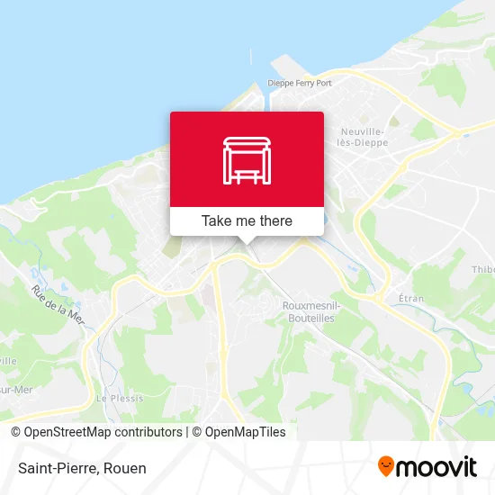 Mapa Saint-Pierre