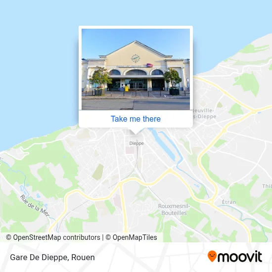 Gare De Dieppe map