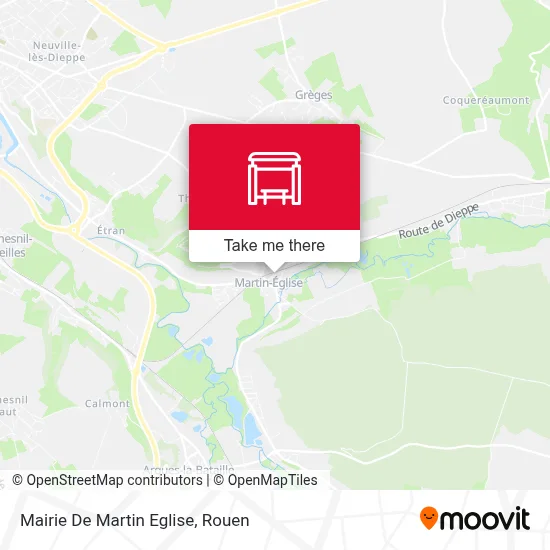 Mairie De Martin Eglise map