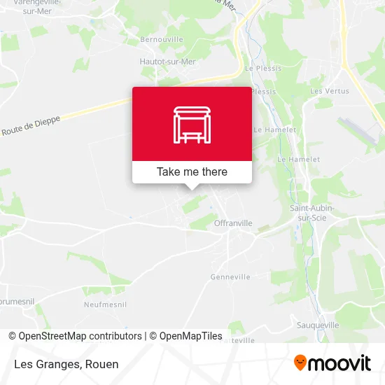 Les Granges map