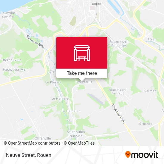 Mapa Rue Neuve