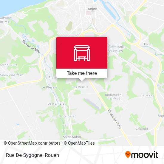 Mapa Rue De Sygogne