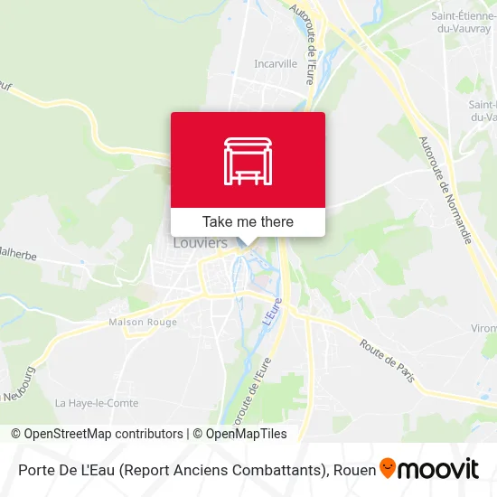 Porte De L'Eau (Report Anciens Combattants) map