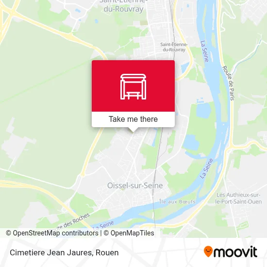 Mapa Cimetiere Jean Jaures