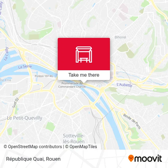 République Quai map
