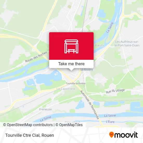 Tourville Ctre Cial map