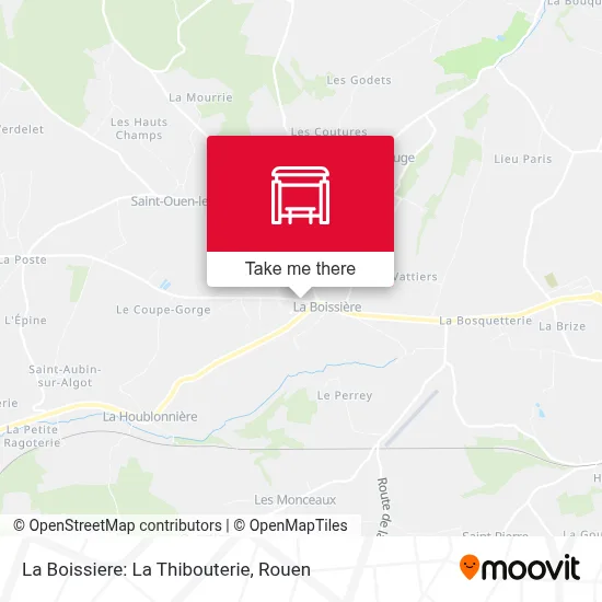 La Boissiere: La Thibouterie map