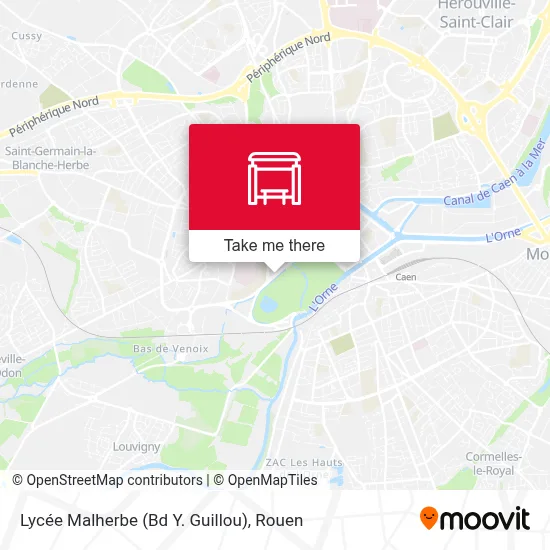 Lycée Malherbe (Bd Y. Guillou) map
