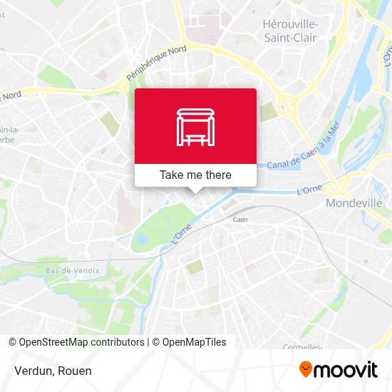 Mapa Verdun