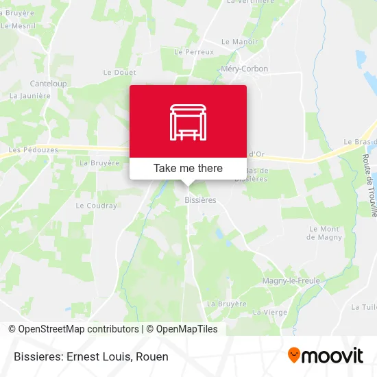 Bissieres: Ernest Louis map
