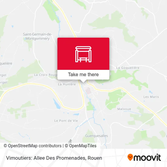 Vimoutiers: Allee Des Promenades map
