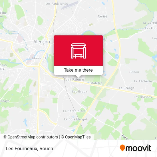 Les Fourneaux map