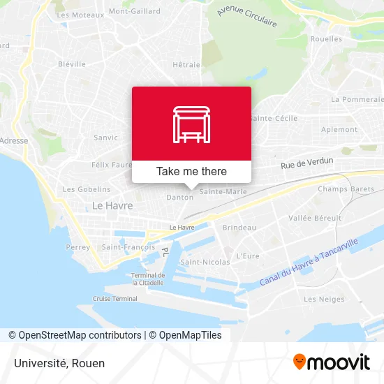 Université map