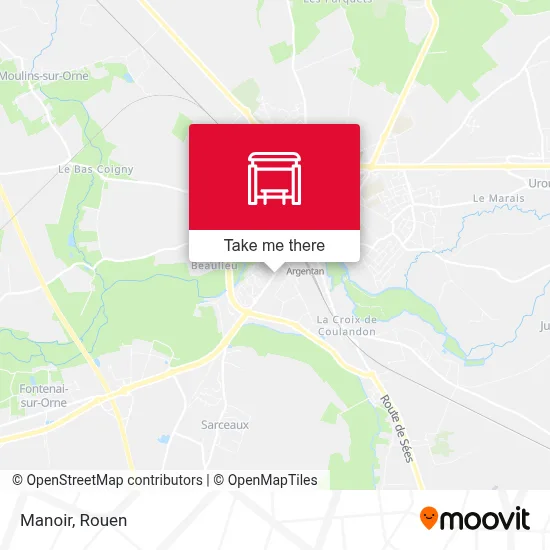 Mapa Manoir