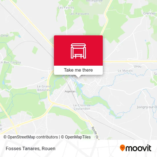 Fosses Tanares map