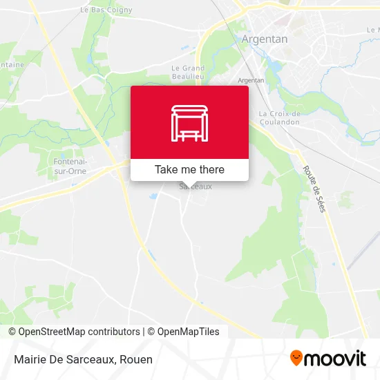 Mapa Mairie De Sarceaux