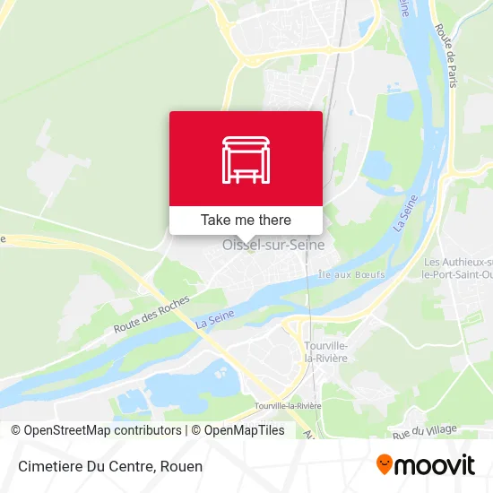 Mapa Cimetiere Du Centre
