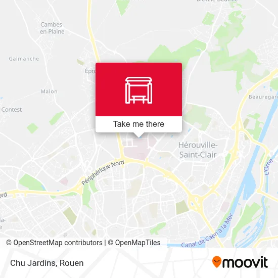 Mapa Chu Jardins